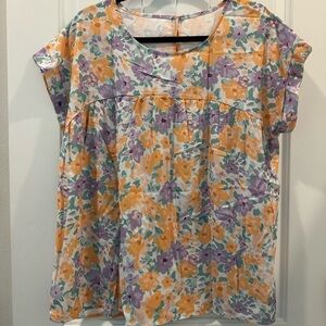 Floral Women's Top - Multicolor
